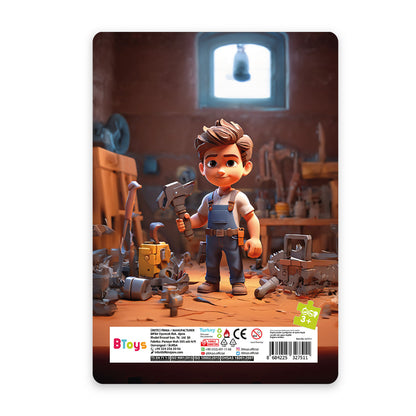 Tamirci Can - 24 Parça Frame Puzzle