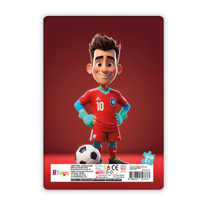 Futbolcu Can - 12 Parça Frame Puzzle