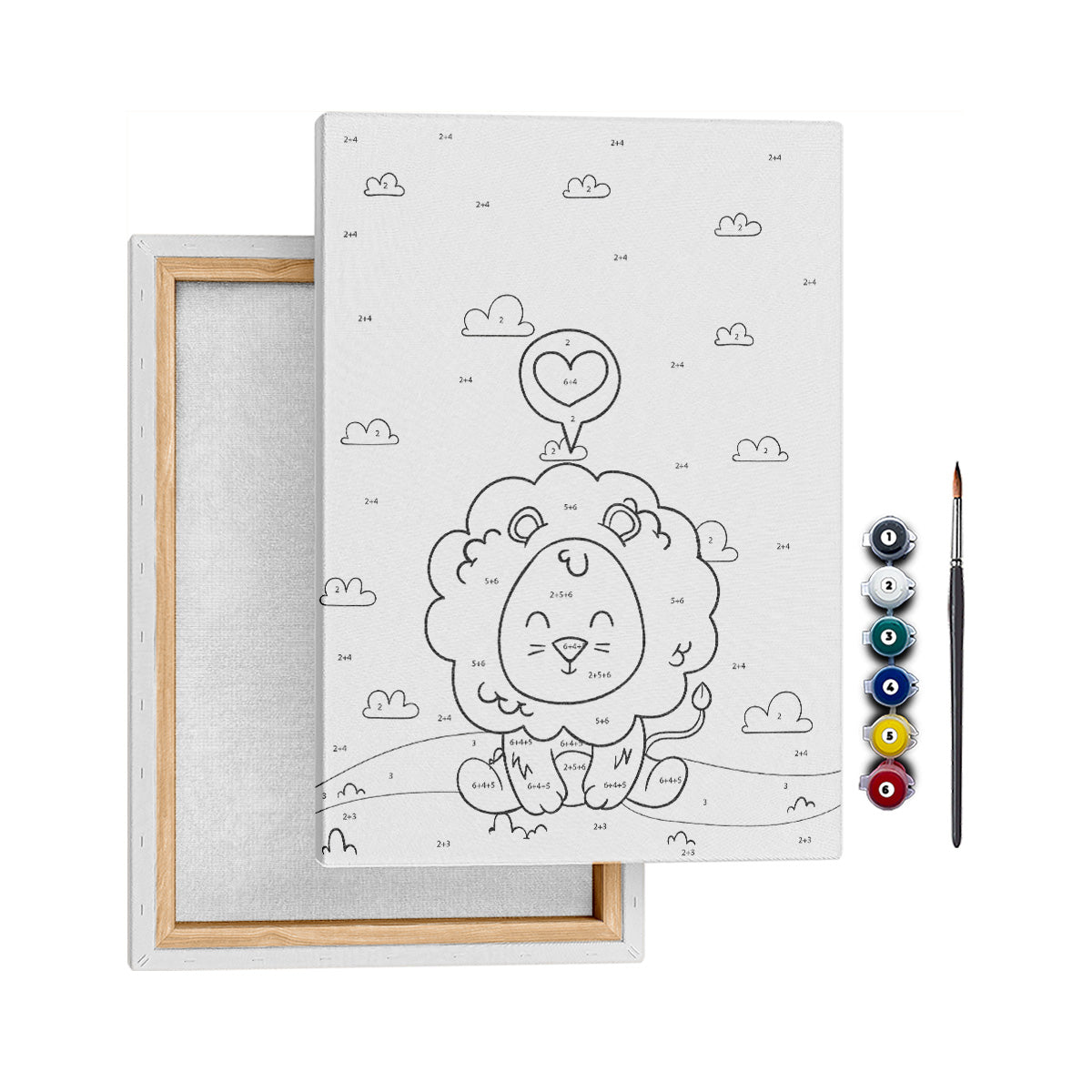BToys Aslan - 25x35cm - Boyama Tablo