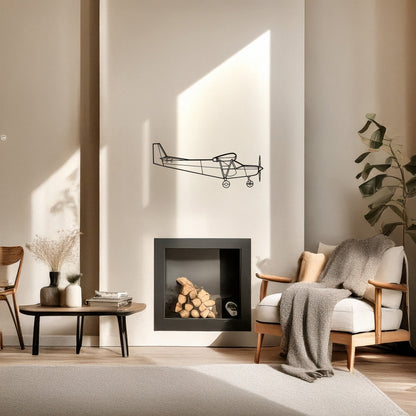 Zenith CH701 STOL Uçak Metal Duvar Tablosu Havacılık Tutkunlarına Özel