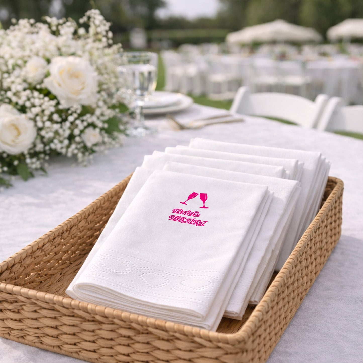 Bride Team Temalı Kişiye Özel Bekarlığa Veda ve Kına Peçetesi