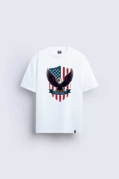 Amerika baskılı regular tişört