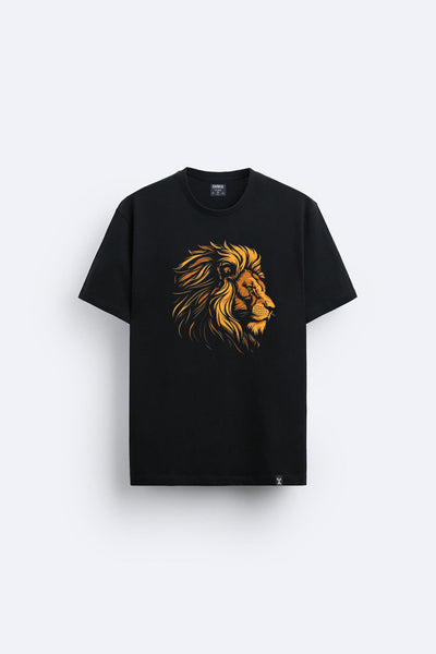 Aslan baskılı regular tişört