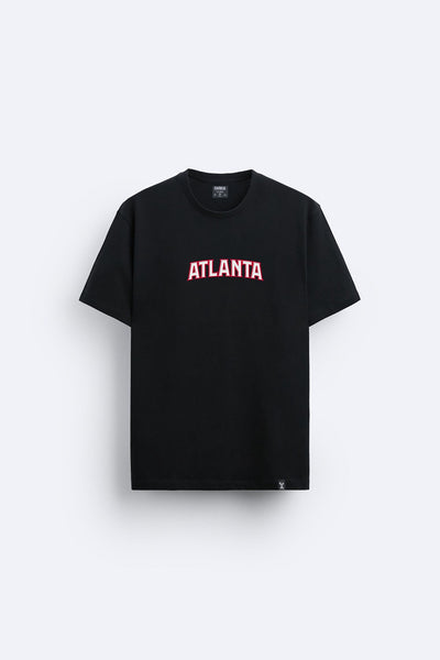 Atlanta baskılı regular tişört