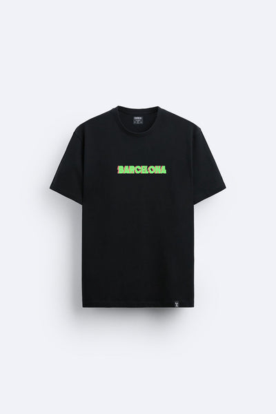 Barcelona baskılı regular tişört