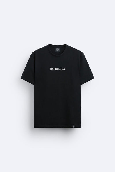Barcelona baskılı regular tişört