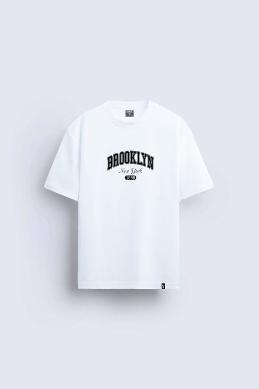 Brooklyn baskılı regular tişört