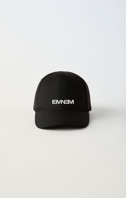 Eminem Baskılı Baskılı Ayarlanabilir Siyah Şapka