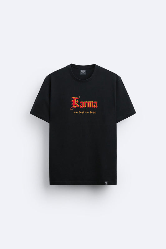 Karma baskılı regular tişört