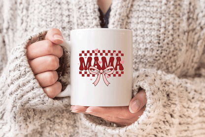 Anneler Günü Hediye MOTHER MOM MAMA baskılı porselen kupa bardak