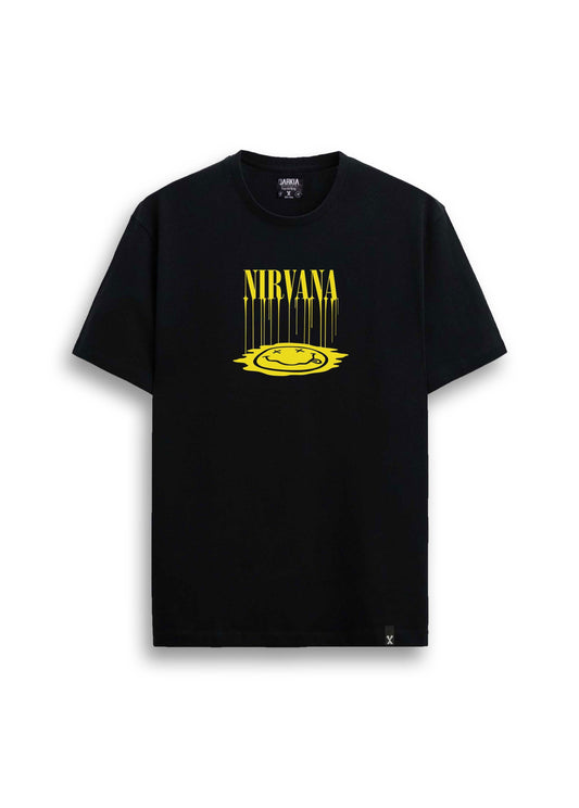 nirvana baskılı regular tişört