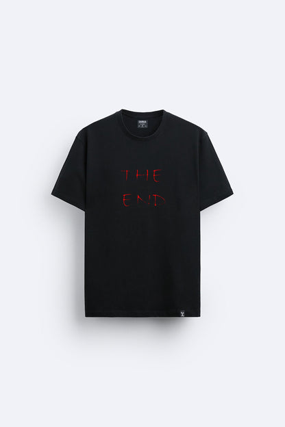 Minimal baskılı regular tişört