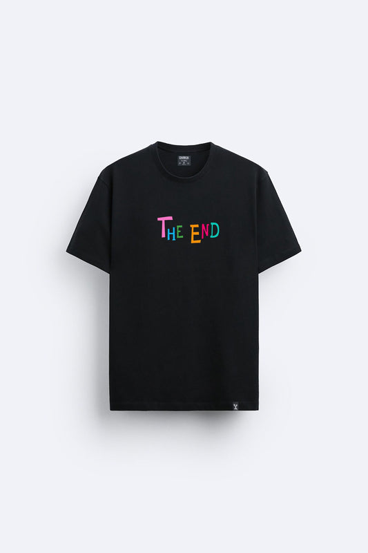 Minimal baskılı regular tişört