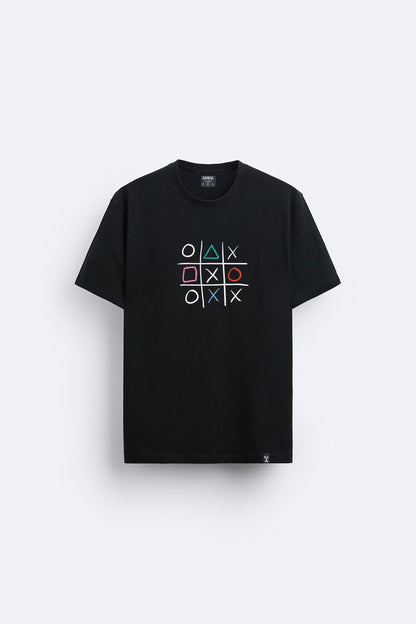 Minimal baskılı regular tişört