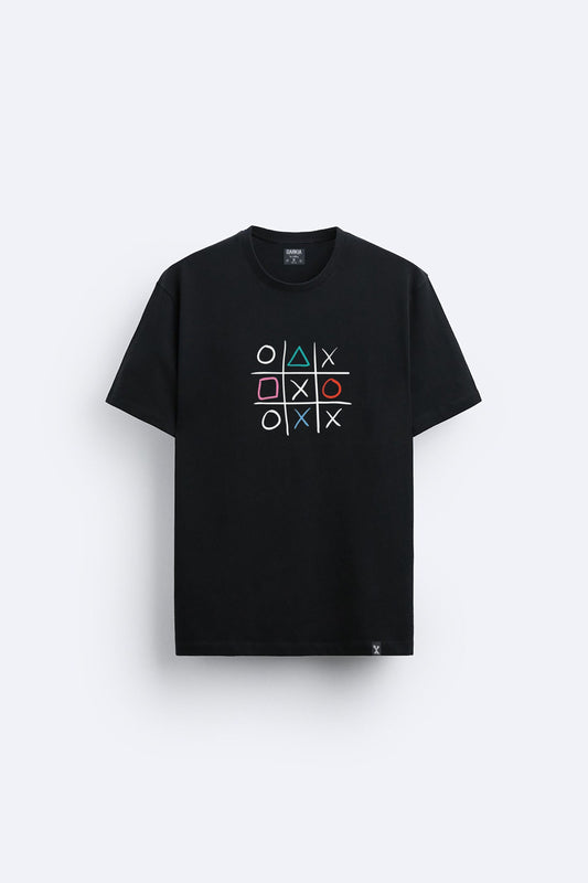 Minimal baskılı regular tişört